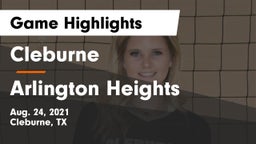 Cleburne  vs Arlington Heights  Game Highlights - Aug. 24, 2021