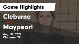 Cleburne  vs Maypearl  Game Highlights - Aug. 30, 2021