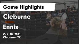 Cleburne  vs Ennis  Game Highlights - Oct. 28, 2021