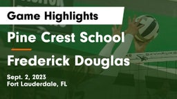 Pine Crest School vs Frederick Douglas Game Highlights - Sept. 2, 2023