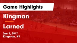 Kingman  vs Larned  Game Highlights - Jan 3, 2017