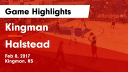 Kingman  vs Halstead  Game Highlights - Feb 8, 2017