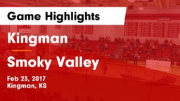 Kingman  vs Smoky Valley  Game Highlights - Feb 23, 2017
