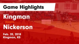 Kingman  vs Nickerson  Game Highlights - Feb. 20, 2018