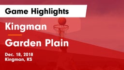 Kingman  vs Garden Plain  Game Highlights - Dec. 18, 2018