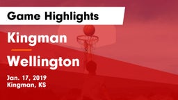 Kingman  vs Wellington  Game Highlights - Jan. 17, 2019