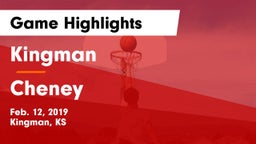 Kingman  vs Cheney  Game Highlights - Feb. 12, 2019