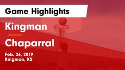 Kingman  vs Chaparral  Game Highlights - Feb. 26, 2019