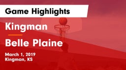 Kingman  vs Belle Plaine  Game Highlights - March 1, 2019