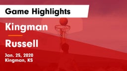 Kingman  vs Russell  Game Highlights - Jan. 25, 2020