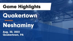 Quakertown  vs Neshaminy  Game Highlights - Aug. 30, 2022