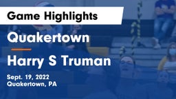 Quakertown  vs Harry S Truman  Game Highlights - Sept. 19, 2022