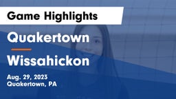 Quakertown  vs Wissahickon  Game Highlights - Aug. 29, 2023