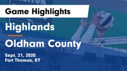 Highlands  vs Oldham County  Game Highlights - Sept. 21, 2020