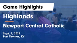 Highlands  vs Newport Central Catholic  Game Highlights - Sept. 2, 2023