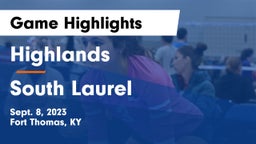 Highlands  vs South Laurel Game Highlights - Sept. 8, 2023