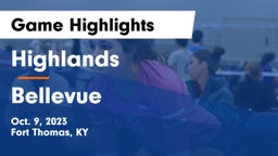 Highlands  vs Bellevue Game Highlights - Oct. 9, 2023