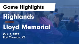Highlands  vs Lloyd Memorial  Game Highlights - Oct. 3, 2023
