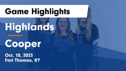 Highlands  vs Cooper  Game Highlights - Oct. 10, 2023