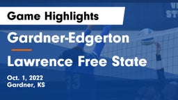 Gardner-Edgerton  vs Lawrence Free State  Game Highlights - Oct. 1, 2022