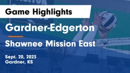 Gardner-Edgerton  vs Shawnee Mission East  Game Highlights - Sept. 20, 2023