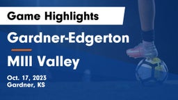 Gardner-Edgerton  vs MIll Valley  Game Highlights - Oct. 17, 2023