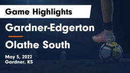 Gardner-Edgerton  vs Olathe South  Game Highlights - May 5, 2022