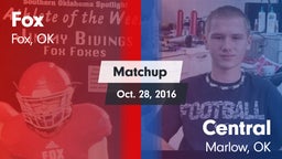Matchup: Fox  vs. Central  2016