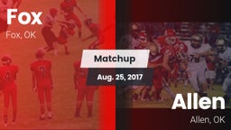 Matchup: Fox  vs. Allen  2017