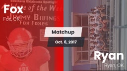Matchup: Fox  vs. Ryan  2017
