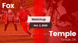 Matchup: Fox  vs. Temple  2020