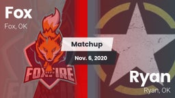 Matchup: Fox  vs. Ryan  2020