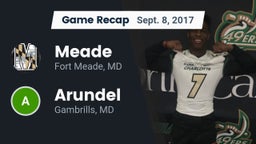 Recap: Meade  vs. Arundel  2017