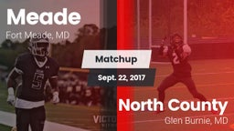 Matchup: Meade  vs. North County  2017