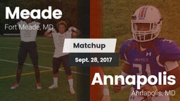 Matchup: Meade  vs. Annapolis  2017