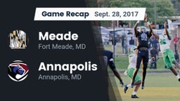 Recap: Meade  vs. Annapolis  2017