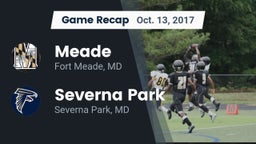 Recap: Meade  vs. Severna Park  2017