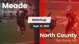 Matchup: Meade  vs. North County  2018
