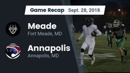 Recap: Meade  vs. Annapolis  2018