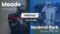 Matchup: Meade  vs. Severna Park  2018