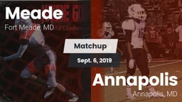 Matchup: Meade  vs. Annapolis  2019