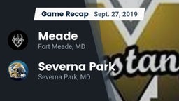Recap: Meade  vs. Severna Park  2019