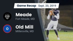 Recap: Meade  vs. Old Mill  2019