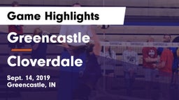 Greencastle  vs Cloverdale  Game Highlights - Sept. 14, 2019