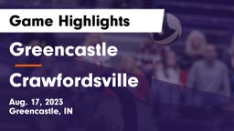Greencastle  vs Crawfordsville  Game Highlights - Aug. 17, 2023