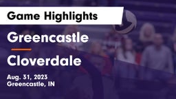 Greencastle  vs Cloverdale  Game Highlights - Aug. 31, 2023