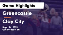 Greencastle  vs Clay City  Game Highlights - Sept. 26, 2023