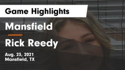 Mansfield  vs Rick Reedy  Game Highlights - Aug. 23, 2021