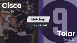 Matchup: Cisco  vs. Tolar  2016