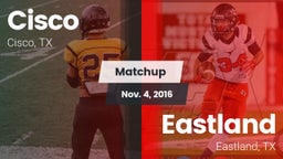 Matchup: Cisco  vs. Eastland  2016